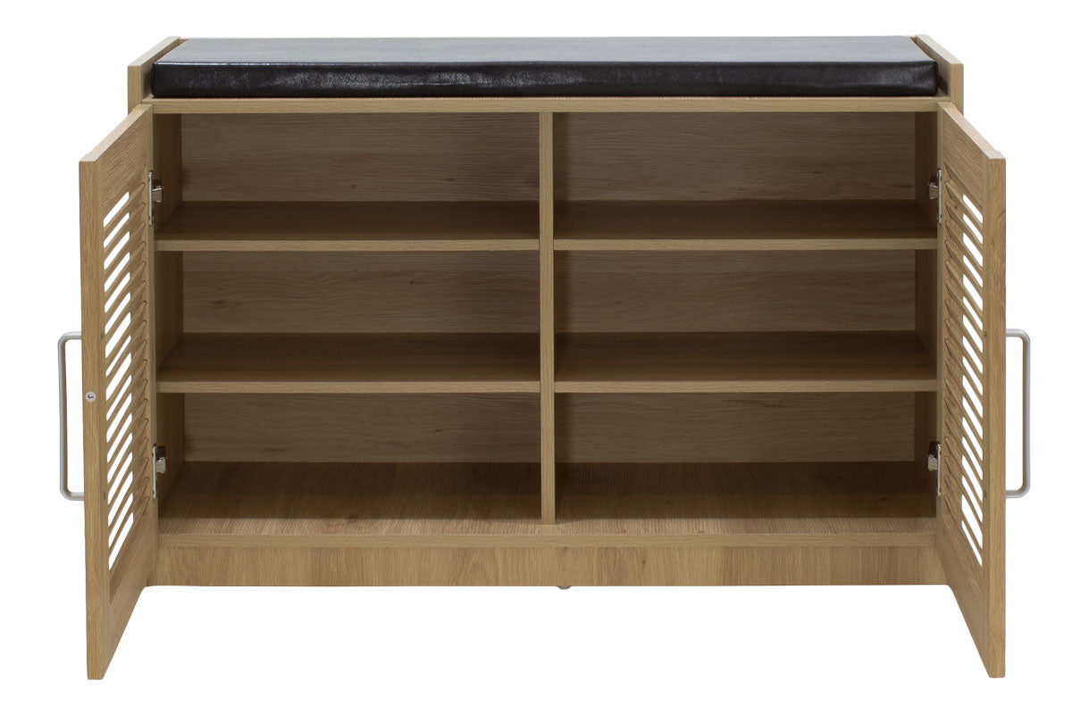 Dulap pantofi cu banca Crispy  94x34.5x60cm - Sonoma