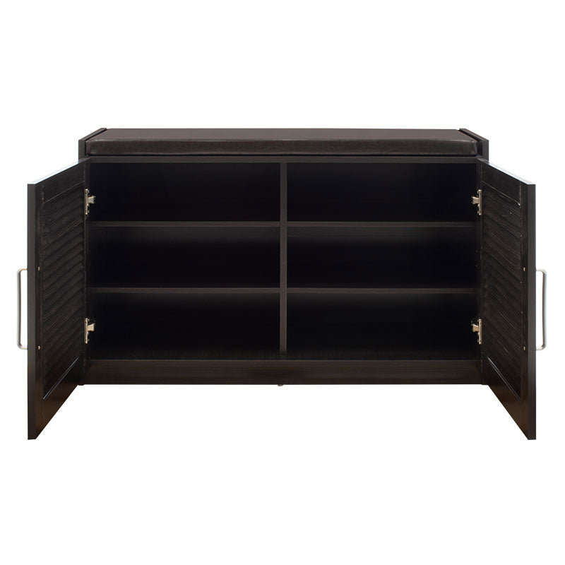 Dulap pantofi cu banca Crispy  94x34.5x60cm - Maro