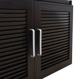 Dulap pantofi cu banca Crispy  94x34.5x60cm - Maro