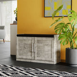 Dulap pantofi cu banca Crispy  94x34.5x60cm - Antracit