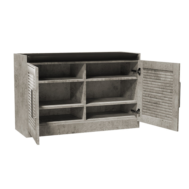 Dulap pantofi cu banca Crispy  94x34.5x60cm - Antracit