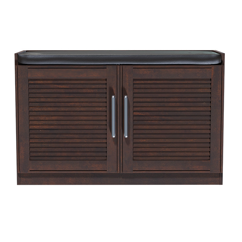 Dulap pantofi cu banca Crispy  94x34.5x60cm - Nuc