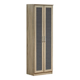 Dulap pentru pantofi cu capacitate 21 perechi Sante, Lemn, 60x37x183 cm
