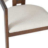 WALNUT WOOD - BEIGE FABRIC