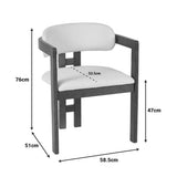 WALNUT WOOD - BEIGE FABRIC