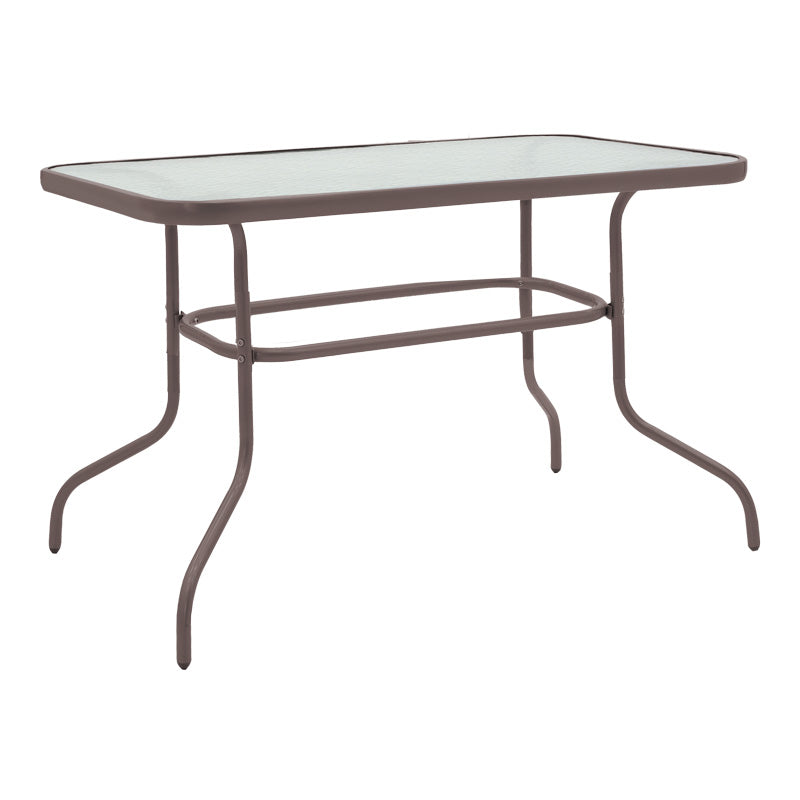 Set de masă de bucătărie Valor-Sussie, Metal și Sticlă, 110x60x70 cm