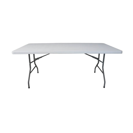 Masa de conferinte de gradina Aprilia Alb 152x76x74 cm