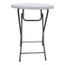 masa dining Masă de catering pliabilă, Alb, Plastic, 81x110 cm