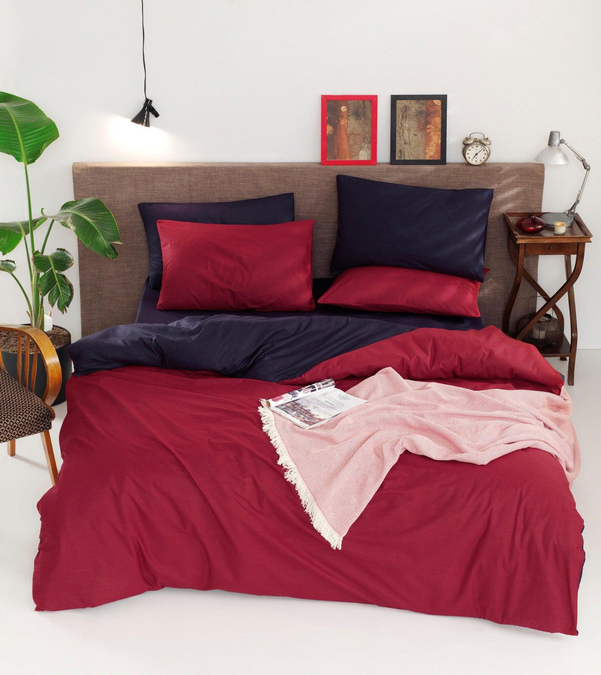 Set Lenjerie de pat double, Ranforce 200 x 220 cm