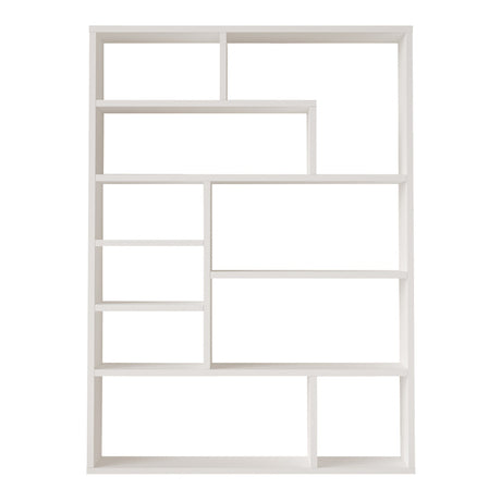 Biblioteca Decora, Alb 90x22x124 cm