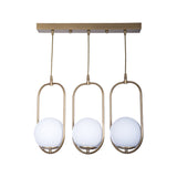 lustra Plafoniera cu 3 becuri Lavol, Aurie, metal, 50x3x70 cm - Iluminare stilata pentru casa ta!