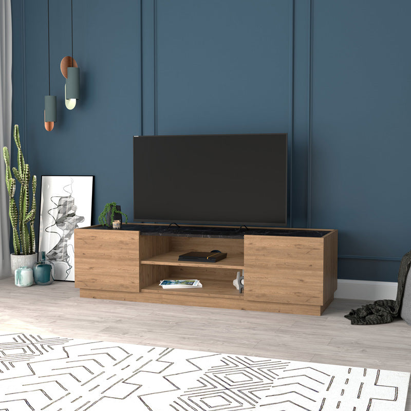 WALNUT - BLACK MARBLE