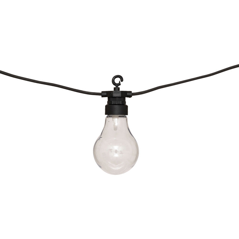 Ghirlanda decorativa cu 10 lumini LED Karivan, Negru, 490x12x6 cm