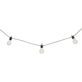 Ghirlanda decorativa cu 10 lumini LED Karivan, Negru, 490x12x6 cm