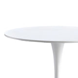 Set de mobilier pentru sufragerie cu masă și scaune Elijah-Aurora, Polipropilenă, Masa: 60x74 cm, Scaune: 2 bucăți, Alb-Gri