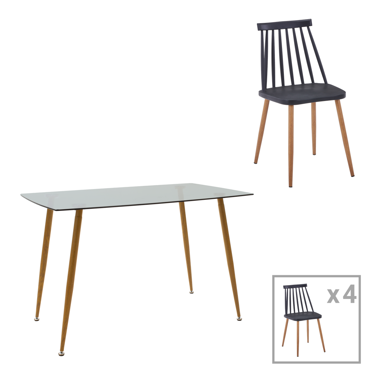 BLACK - NATURAL - ANTHRACITE