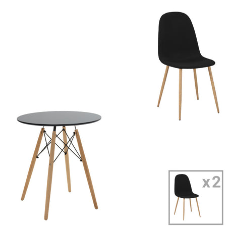 BLACK - DARK GREY - NATURAL