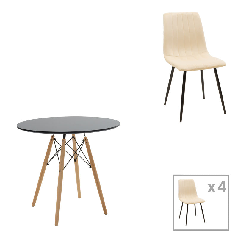 BLACK - NATURAL - BEIGE