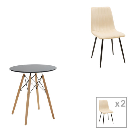 BLACK - NATURAL - BEIGE