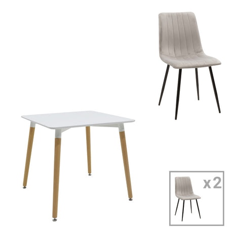 WHITE - GREY - BLACK - NATURAL