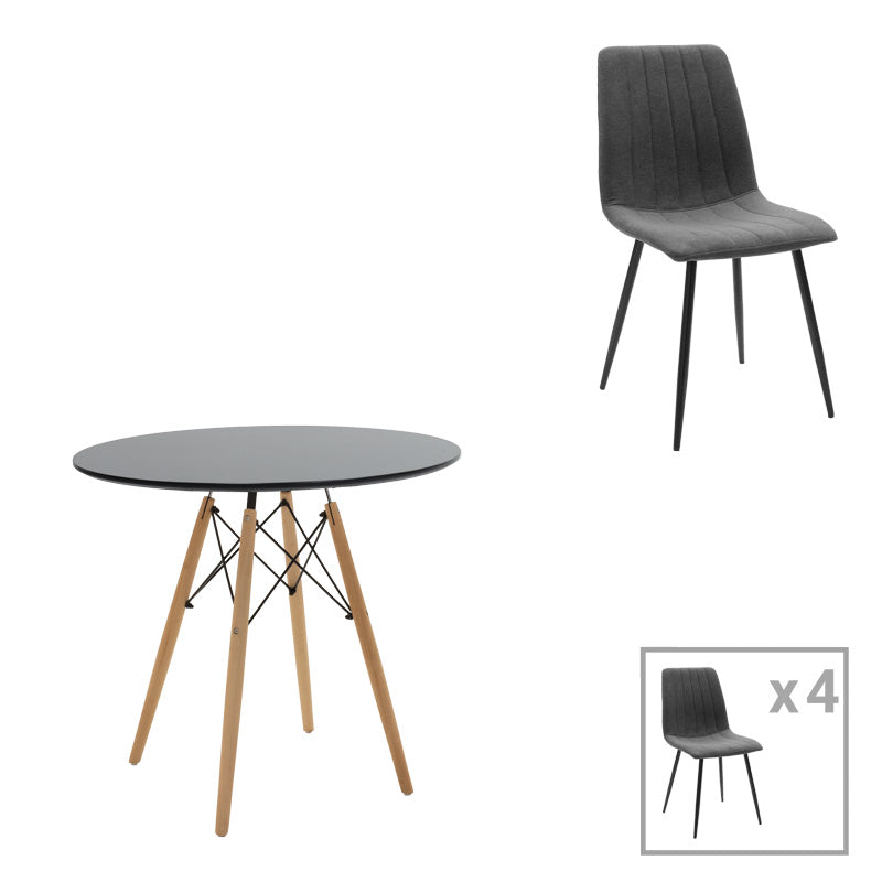 DARK GREY - BLACK - NATURAL