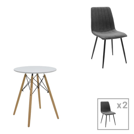 DARK GREY - BLACK - NATURAL - WHITE