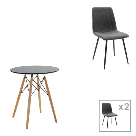 DARK GREY - BLACK - NATURAL