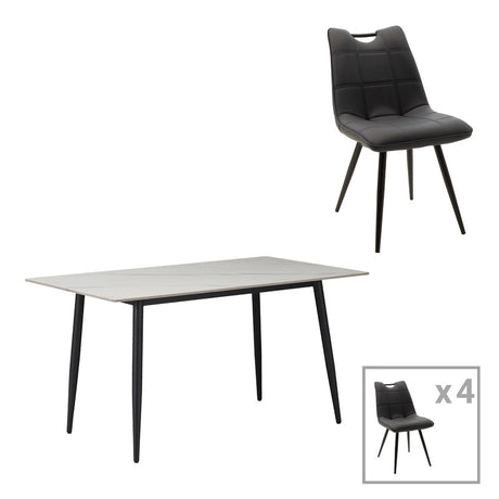 WHITE-  BLACK - ANTHRACITE