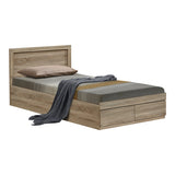 Set Mobilier Dormitor cu Pat Orion 100x200 cm, Lemn, Set 3 piese
