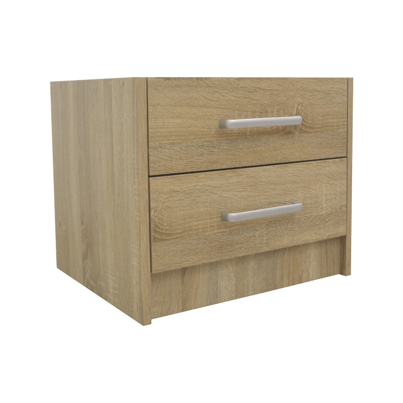 Set Mobilier Dormitor cu Pat Orion 100x200 cm, Lemn, Set 3 piese