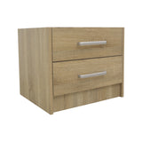Set Mobilier Dormitor cu Pat Orion 100x200 cm, Lemn, Set 3 piese