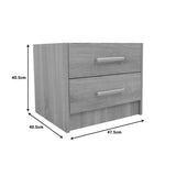 Set Mobilier Dormitor cu Pat Orion 100x200 cm, Lemn, Set 3 piese