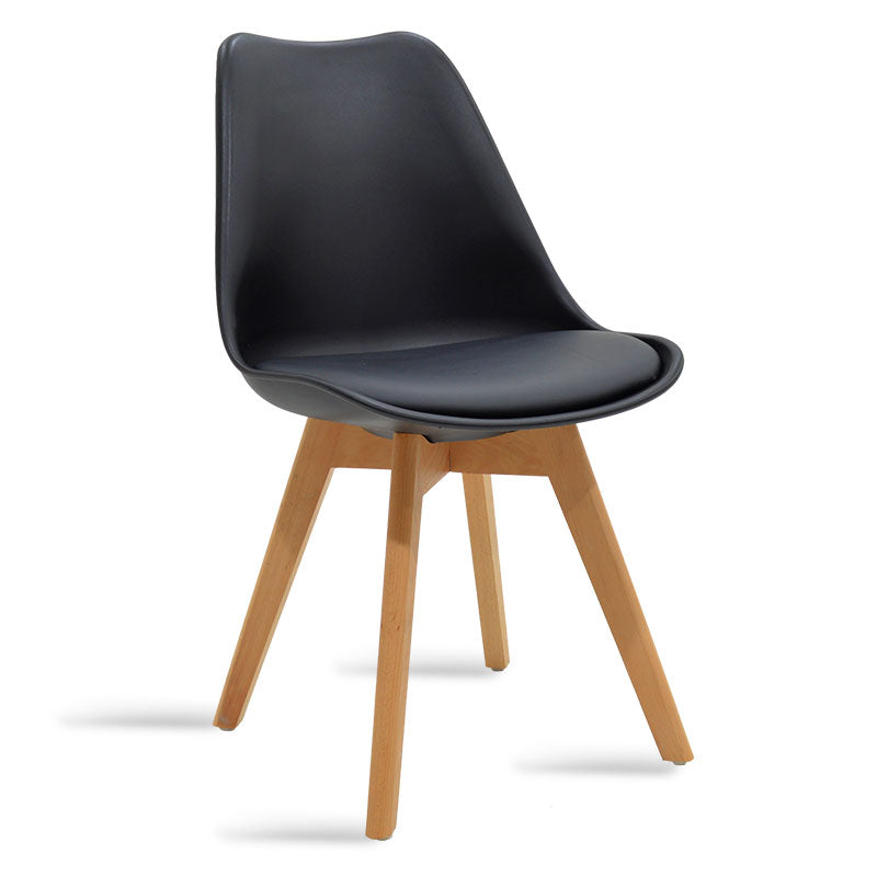 Set de Mobilier pentru Dining cu Funcție Pliabilă Gaston/Zeryin, Lemn Masiv/Metal, 110x70x75 cm, Negru/Natural, 5 Piese