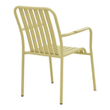 Set dining exterior Heven Vista, 7 piese, Champagne, aluminiu, 120x70x72 cm