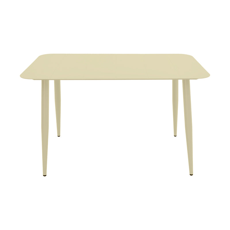 Set dining exterior Heven Vista, 7 piese, Champagne, aluminiu, 120x70x72 cm