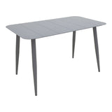 Set dining exterior Heven Vista, 7 piese, Antracit, aluminiu, 150x80x72 cm