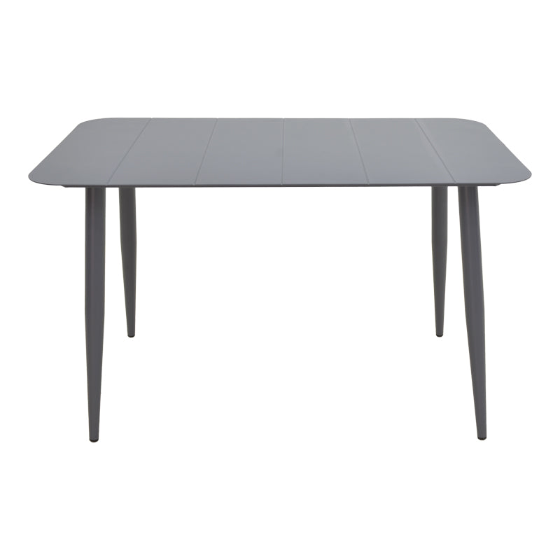 Set dining exterior Heven Vista, 7 piese, Antracit, aluminiu, 150x80x72 cm