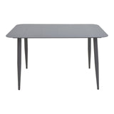 Set dining exterior Heven Vista, 7 piese, Antracit, aluminiu, 150x80x72 cm