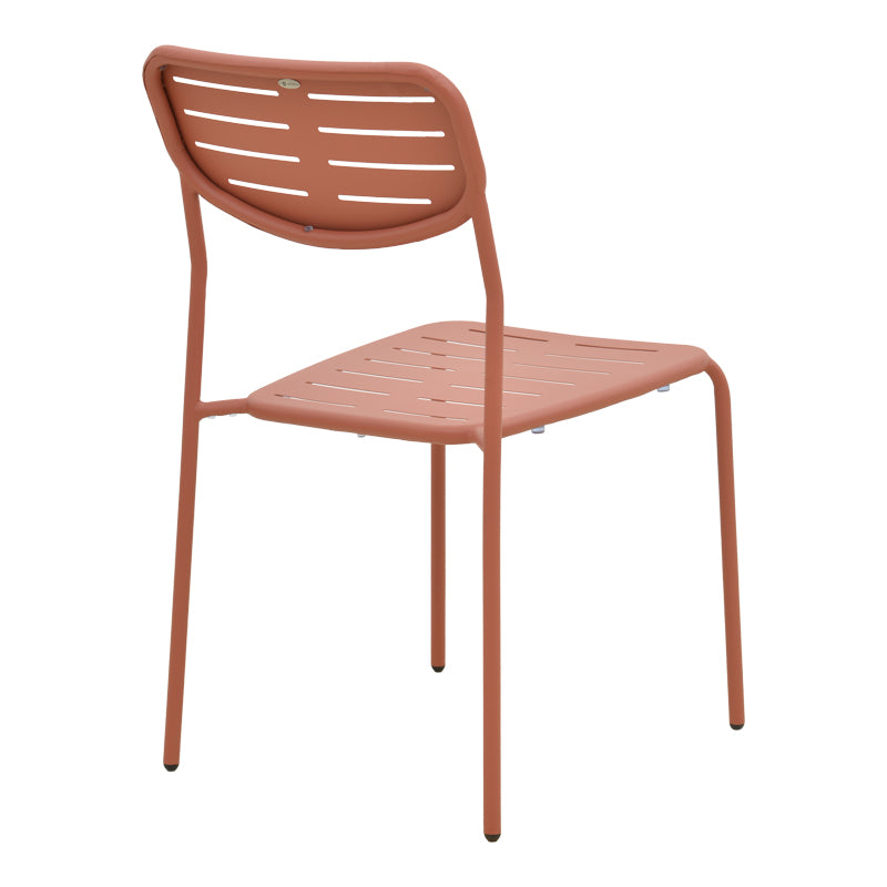 Moraja Deraby I set 3 piese terracotta metal 70x70x73cm, Teracotă