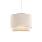Lampa de tavan Tachi, crem D30x20 cm