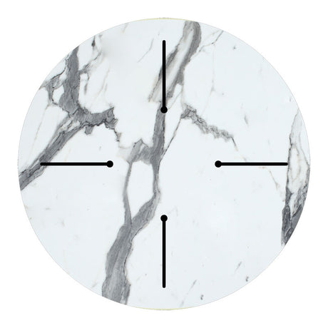 Placa superioara Melody, din marmura Alb D60cm grosime de 12mm, 60x60 cm