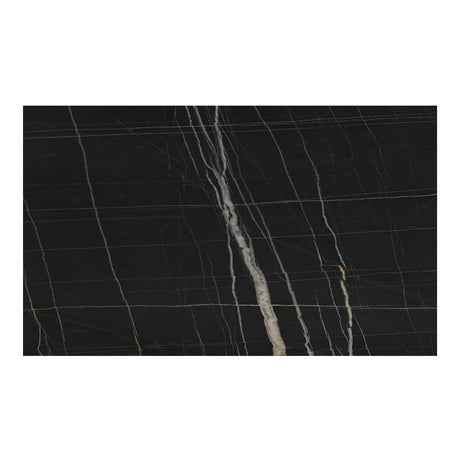 Blat masa Relian, marmura neagra, 12 mm, 69x120 cm