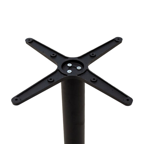 Baza mesei de bar Ntona, neagra, 62x62x108 cm
