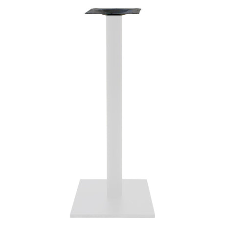 Baza masa bar functionala Staid, metal, Alb-Negru, 40x40x94 cm