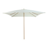Umbrelă de exterior Solis, Natural Finish Pole-Sandy Cream Fabric, 195x195x235 cm