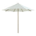 Umbrelă de exterior Mawoo, Sandy White Pole-Warm Sand Fabric, 195x195x235 cm