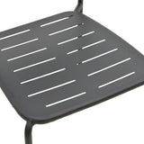 Scaun de exterior Deraby, Negru, 52x46x83 cm