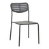 Scaun de exterior Deraby, Negru, 52x46x83 cm