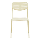 Scaun de exterior Deraby, Crem, 52x46x83 cm