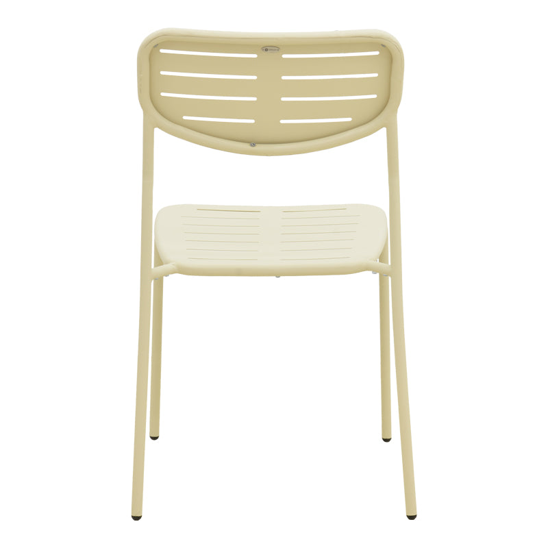 Scaun de exterior Deraby, Crem, 52x46x83 cm